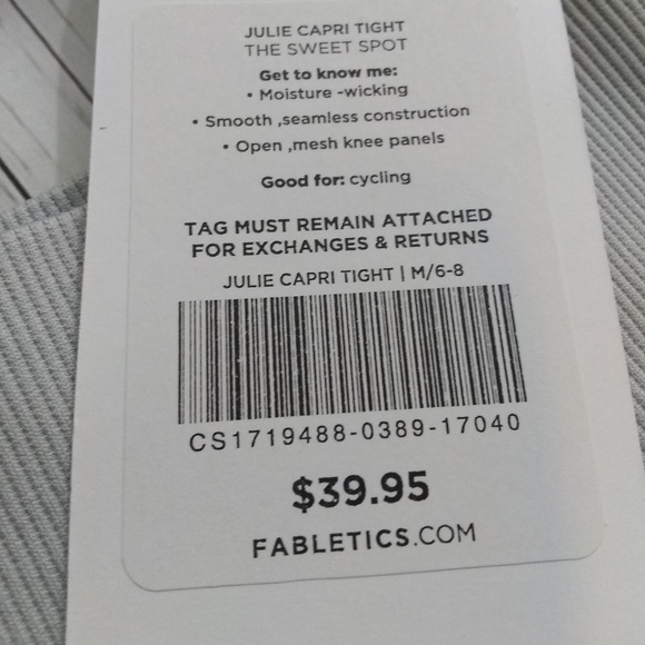 Fabletics SOLD.eBay & Tank Top Racerback MED - Picture 4 of 8